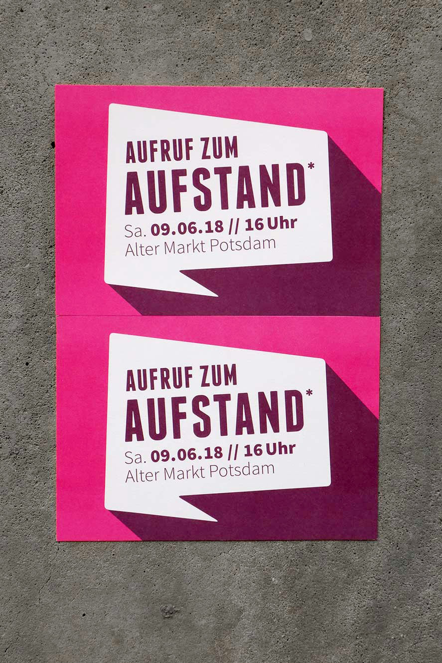 Flyer Aufstand