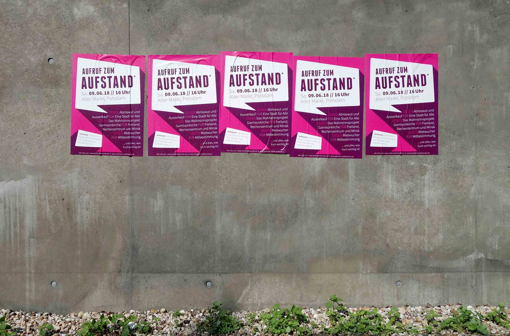 Plakate Aufstand