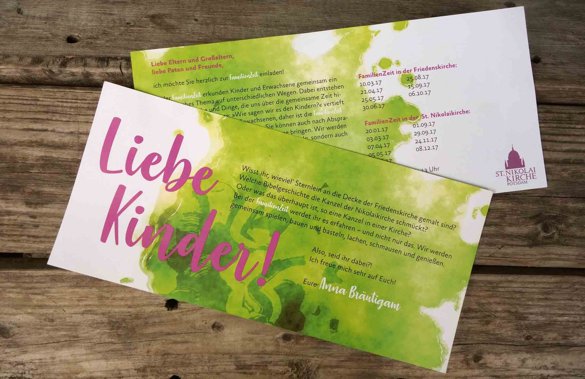 Flyer Familienzeit
